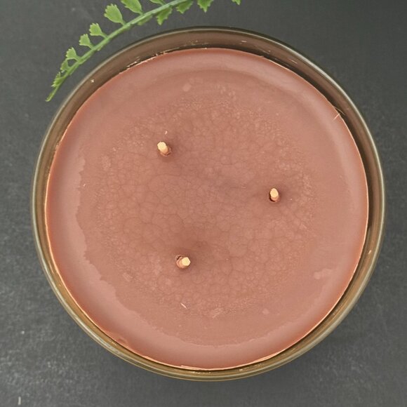 BBW Hot Cocoa & Cream White Barn Bath & Body Works 3 Wick Candle - Picture 7 of 10